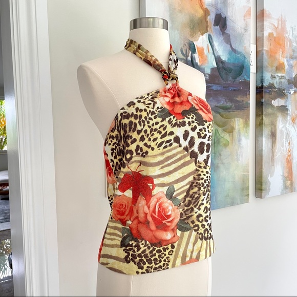 🌟SOLD🌟 St John Halter Scarf Top - Picture 3 of 6